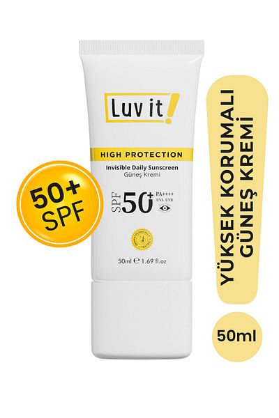 Luv it! High Protection SPF50+ Sun Cream - Anti-Blemish, 50 Ml