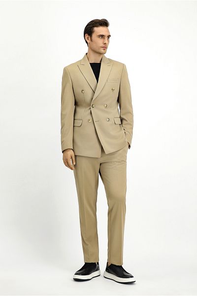 Kiğılı Slim Fit Slim Fit Double Breasted Suit