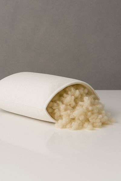 İzgi Concept Original Sheep Wool Baby Pillow |   35X45Cm |   Organic |   Hypoallergenic |   100% Cotton Fabric