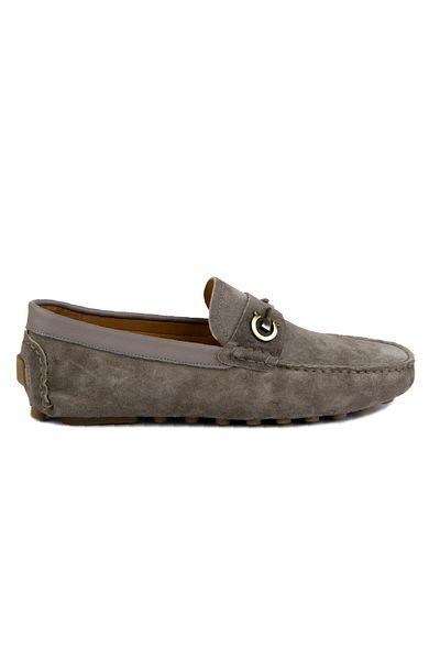 Pegia Γνήσιο Suede Ανδρικό Loafer με αγκράφα 500909