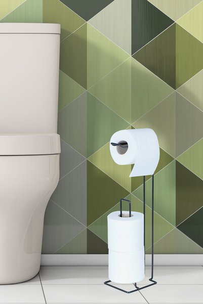 Hagen Never Rusting Spare Standing Toilet Paper Holder Lifetime Rustproof Standing Wc Height 60 cm