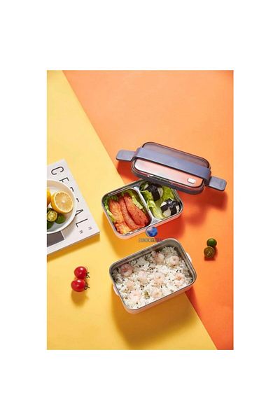 Vagonlife Double Layer Stainless Steel Food Container Lunch Box Lunch Box Pink BL20183