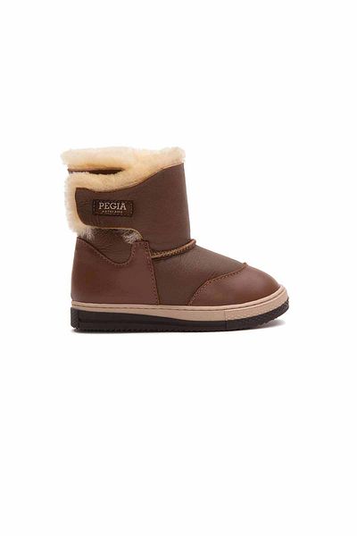 Pegia Παιδικά Μποτάκια με Γούνα Εσωτερικά και Velcro 186071