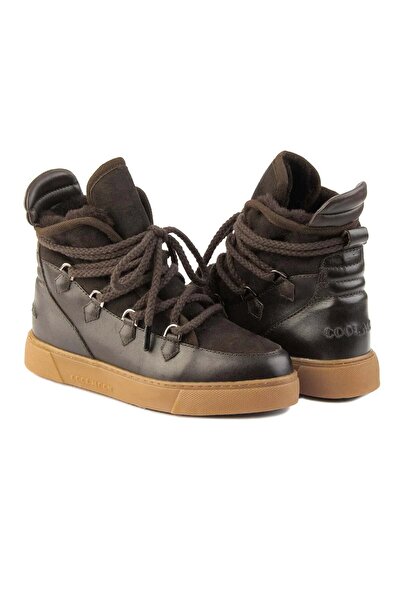 Cool Moon Kürklü Süet Bağcıklı Kadın Bot 365060