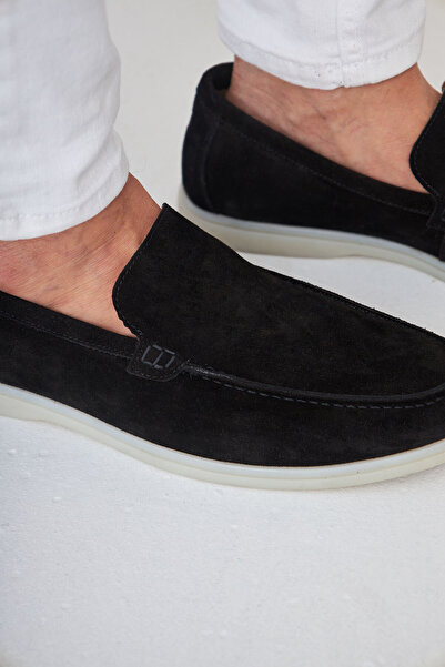 Pegia Мъжки мокасини от естествен велур 500911