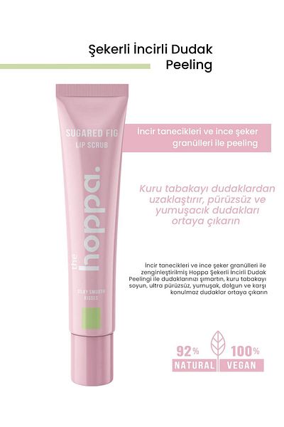 the hoppa. Sugar Fig Lip Peeling with Shea Butter and Jojoba Oil + Bakuchiol and Hyaluronic Acid