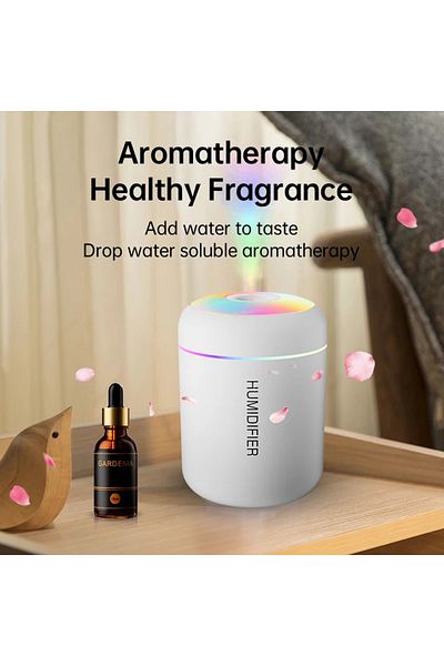 Choice White 180ml Mini Air Humidifier Usb Electric Diffuser Essential Lights For Car Home Bedroom