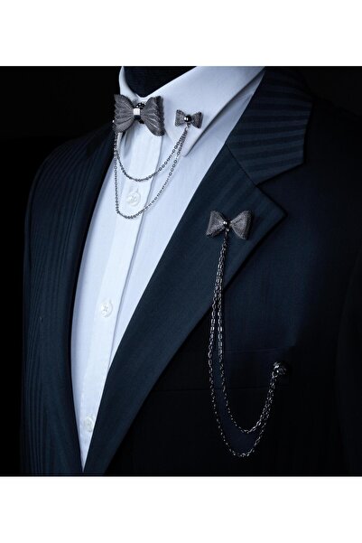 COOLMENCLUB Papyon Figürlü Ceket & Gömlek Aksesuar Seti