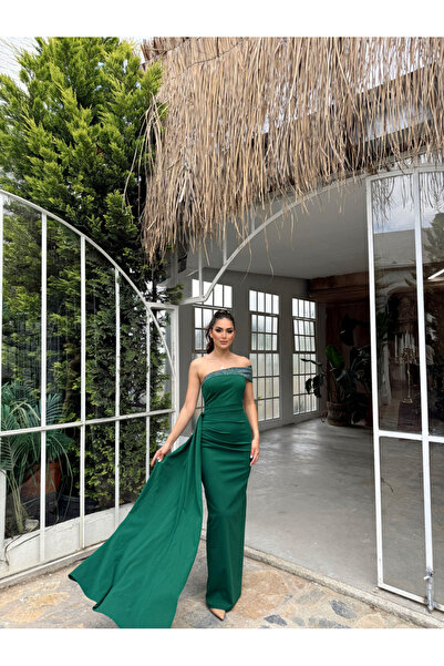 Sindimoda Sean Tek Kol Kuyruklu Abiye