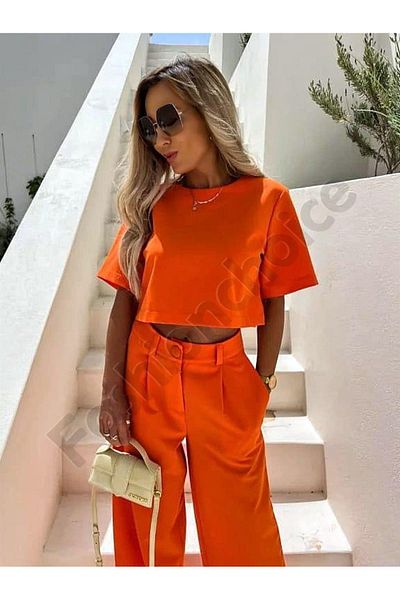GAMZE ALPTEKİN Palazzo Pants T-Shirt Set