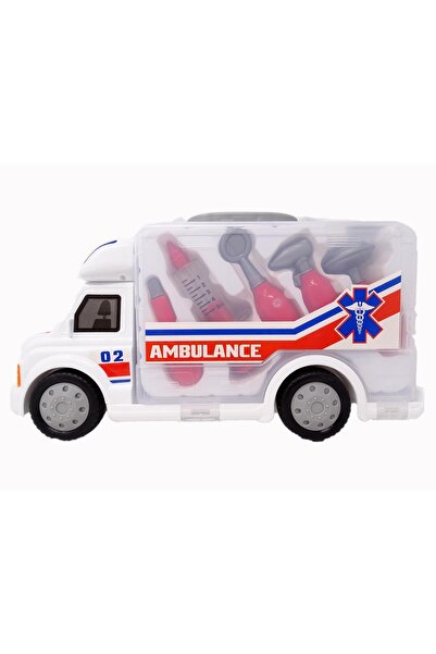 Salamandra Salamandra Kids Ambulance and Medical Accessories Toy Set