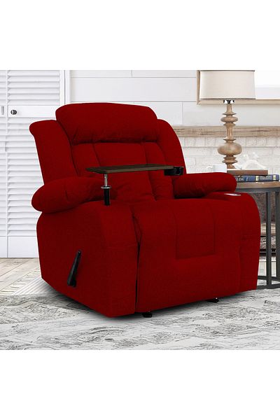 Lazy Vibes Relax Pro Rocking| Premium Recliner With Laptop Table & cup Holder