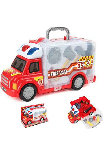 Salamandra Salamandra Kids Fire Truck and Accessories Toy Set