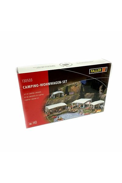 Faller 1:87 Ho Camping Caravan Set Model -130503