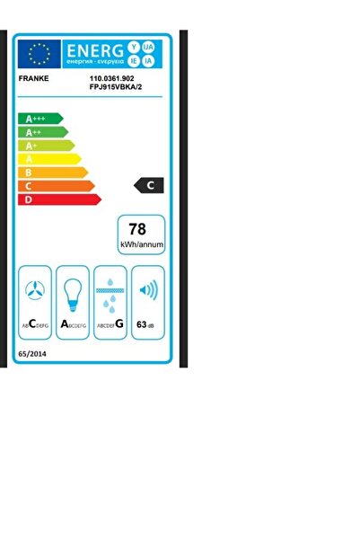Franke Fpj 915 V Bk Ss Davlumbaz, 90 Cm