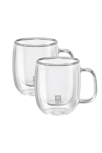 ZWILLING Sorrento Plus Double Walled Espresso Glasses 2 Pack 80 ml