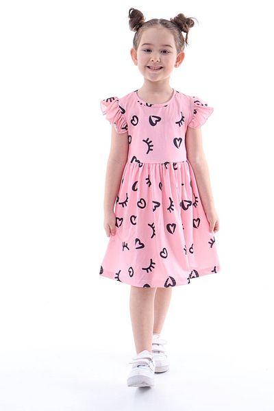 MAXI DRY Rochie pentru fete din Lycra, model inimă, 2-8 ani