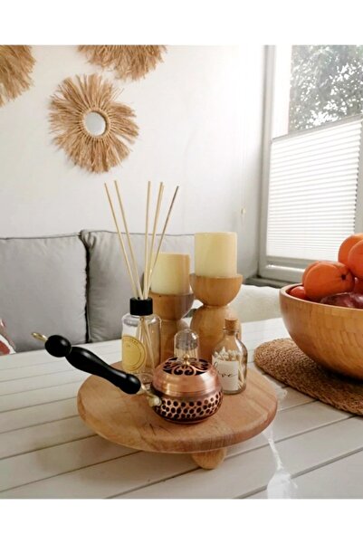 Ustası Antepte Bakır Buhurdanlık Ve Tütsülük Üzüm Desen CNC