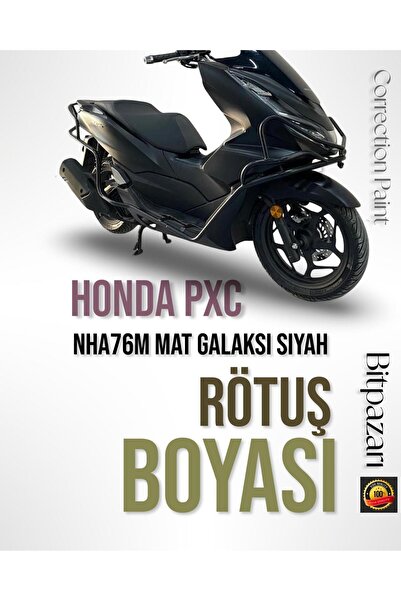 izmir bit pazarı HONDA PCX NHA76M MAT GALAKSİ SİYAH - Profesyonel Çizik Gider...
