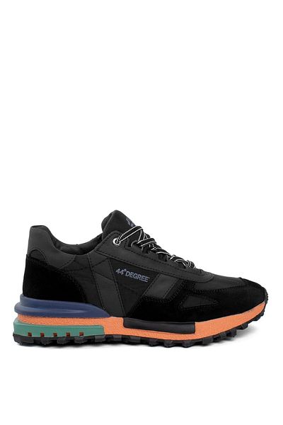 MARCOMEN 152-20354 Black Men's Genuine Leather Walking Shoes