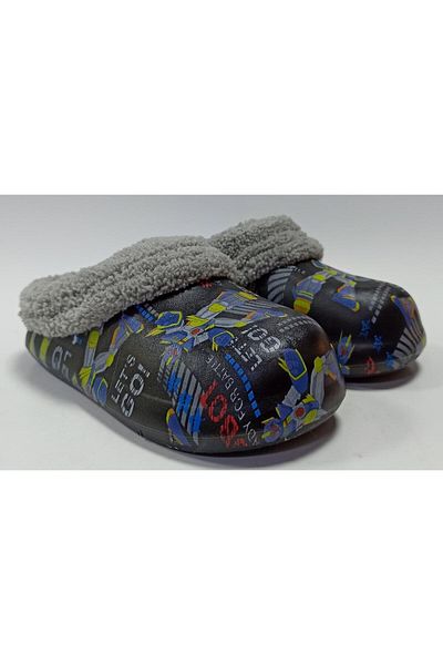 GEZER Furry Inside and Outside Eva Girl's Home, School and Street Slippers Pink