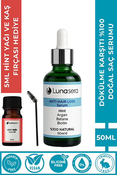 Dökülme Ve Kepek Karşıtı %100 Doğal 50ml Saç Serumu.