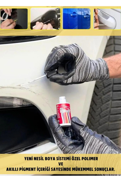 izmir bit pazarı Premium Taş İzi Çizik Giderici Onarıcı Beyaz Fiat Egea Cross Uyumlu Oto Rötüş Boyası 20 ml