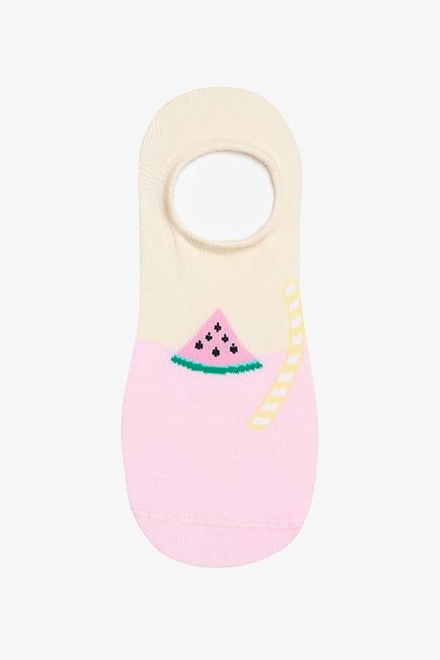 Penti Wassermelone 3er-Pack rosa Sneaker-Socken
