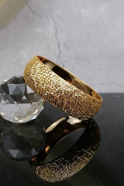 İdeal Sarraf 22 Ayar Altın Cam Kırığı Işçiliksiz Bilezik 20 gr