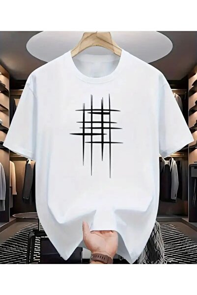 benimcombinim تي شيرت للجنسين للرجال/النساء مطبوع مربع كبير الحجم من القطن بر...