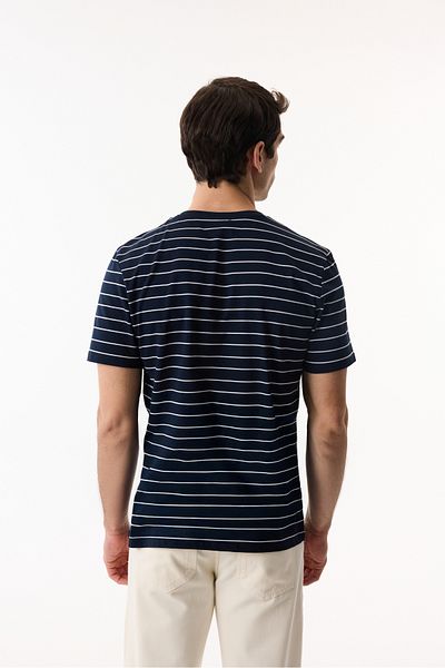 Mudo Striped Crew Neck T-Shirt