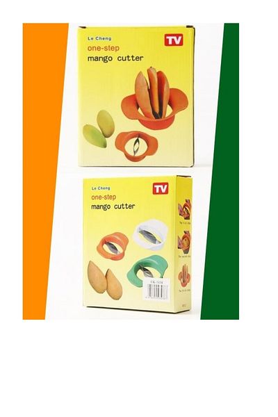 Generic Mango Slicer, Peeler, Slicer, Peeler, Pitta, with Stainless Steel Blade, Handle