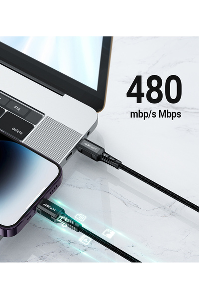 Acefast 30w 1.2 Metre Usb-c To Ligtning Apple Mfı Lisanslı Type-c Şarj Data Kablosu - C1-01