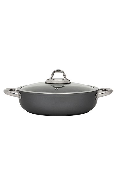 Leggno Master Titanium Shallow Pot 24 cm Gray