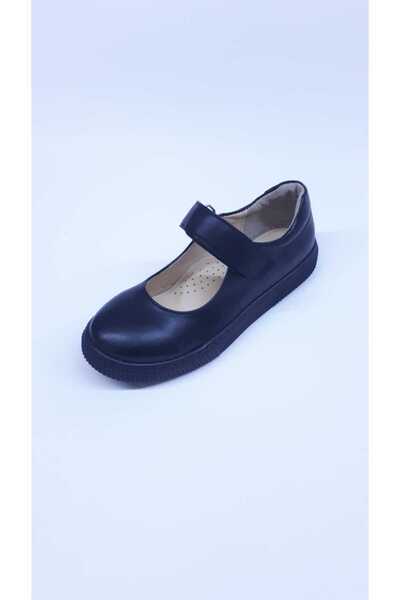 AKTAŞ ORTOPEDİ أحذية مدرسية لتقويم العظام ببطانة داخلية من الجلد باللون الأسو...