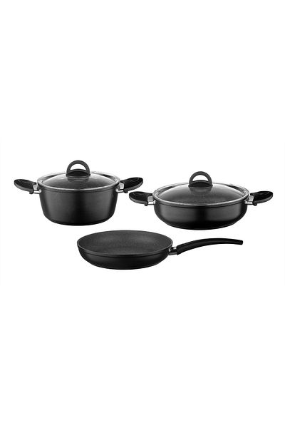 Leggno Neo Granite Cookware Set 5 Pieces