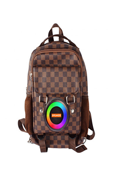 EN SİGA Kablosuz Bluetooth Hoparlör Sırt Çantası Laptop Çantası Hifi Ses Kali...