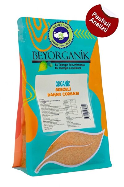 BEYORGANİK Organik Sebzeli Bahar Çorbası 80gr (10 Dk Hazır )