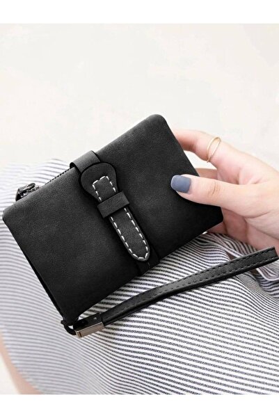 rinkadoll محفظة جلدية ناعمة بتصميم جديد مع سوار معصم صغير الحجم