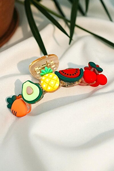 PETEK AKSESUAR Fructe de 7 cm - morcov, avocado, ananas, pepene verde, cireșe și cataramă