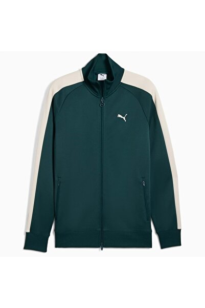 Puma T7 Always On Track Jacket 629587-75 Ανδρικό αθλητικό μπλουζάκι ΠΡΑΣΙΝΟ