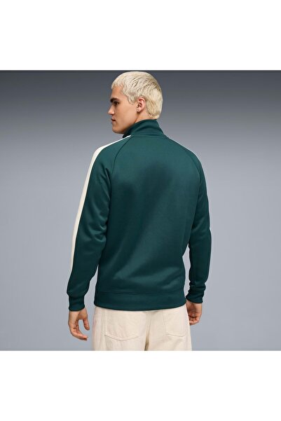 Puma T7 Always On Track Jacket 629587-75 Ανδρικό αθλητικό μπλουζάκι ΠΡΑΣΙΝΟ
