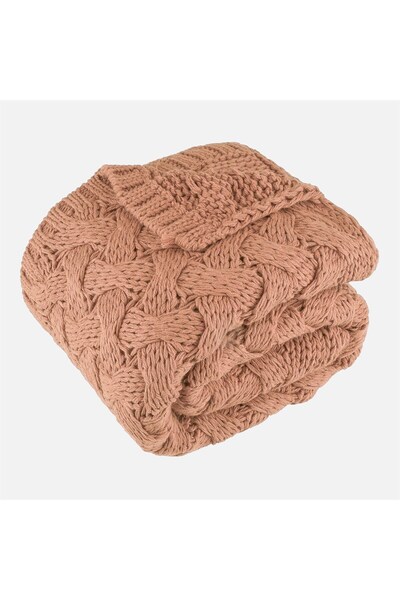 Miespiga Serenita Hair Knitted Knitwear Tv Blanket Throw Sofa Shawl