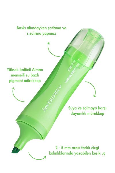 Serve Berry Highlighter Pastel 4 Pack Pet