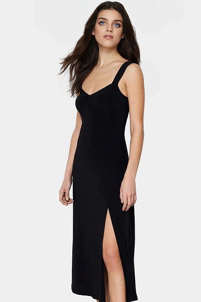 PayBuy A Line Sweetheart Neckline Midi Knitted Dress 96% Polyester Zarifane Design for Summer Casual Use