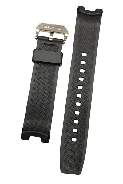 Casio Edifice Efr-528-1A Original Black Silicone Watch Band Strap