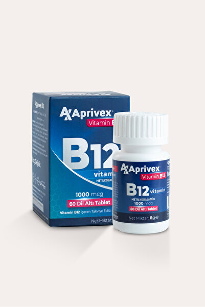 Aprivex AprivexVitamin B12 - 1000mcg 60 قرصًا تحت اللغة