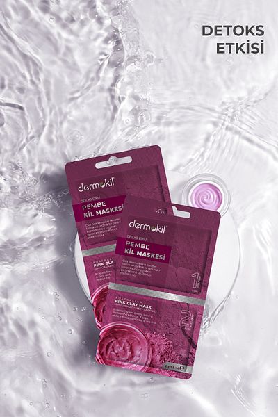 Dermokil Detox Effective Pink Clay Mask 2X7.5