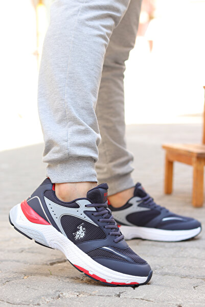 U.S. Polo Assn. Walor Comfort Чоловічі кросівки на шнурівці, темно-сині