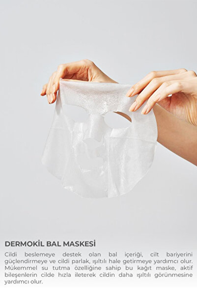 Dermokil Bal Kağıt Maske - Canlandırıcı 20 g